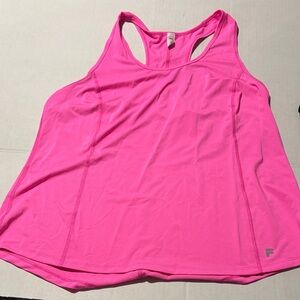 Women's Pink  Razir Back Athletic Tank Top